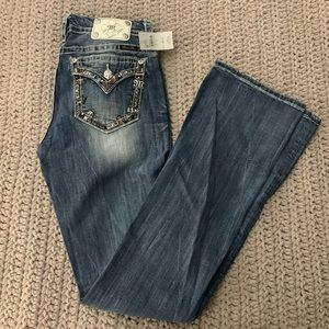 Miss Me Mid-Rise Boot Cut Jeans W31 L37